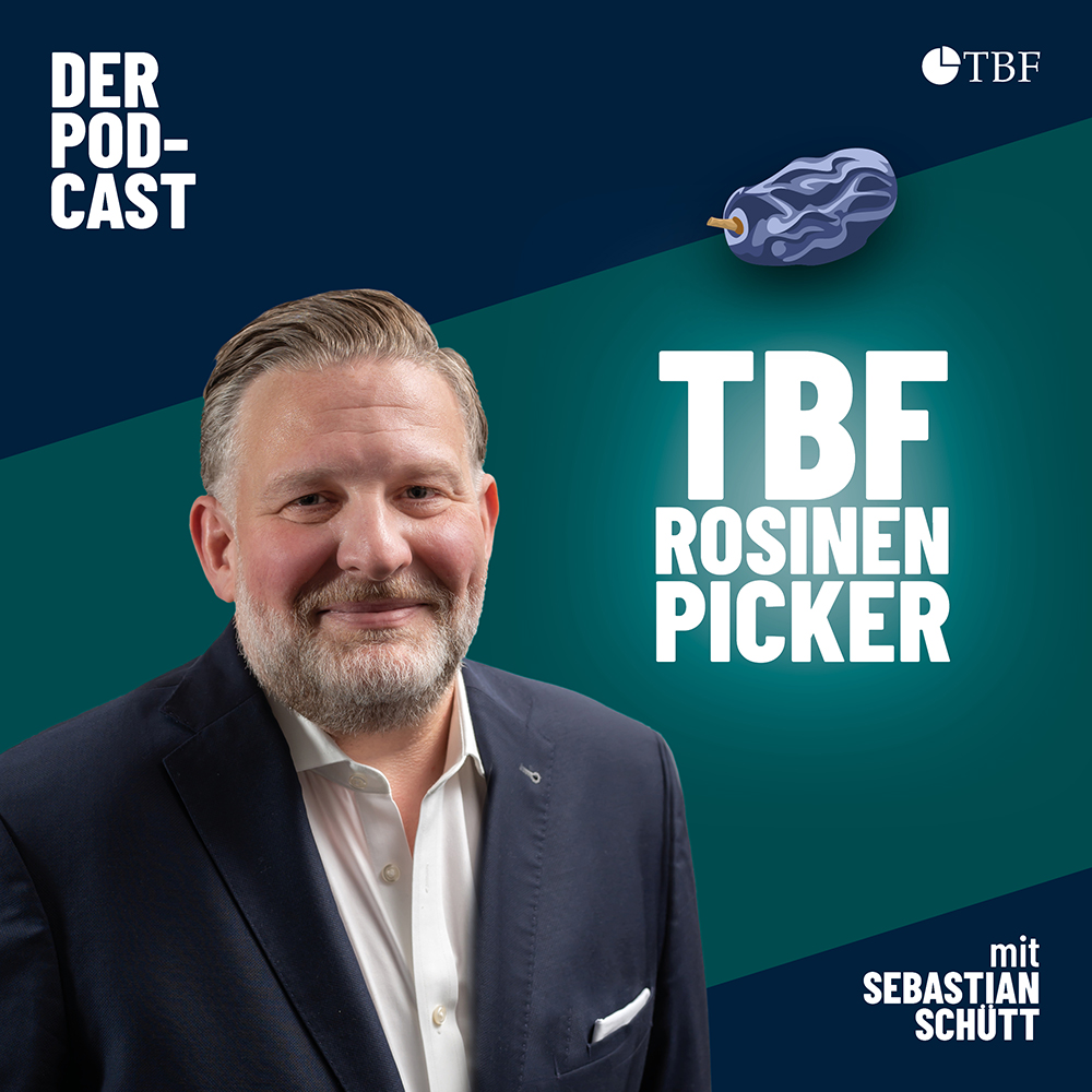 TBF Rosinenpicker Podcast Cover Sebastian Schütt Bild zeigt Sebastian Schütt